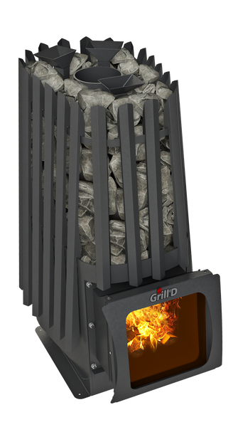 Дров'яна піч для лазні Grill'D Cometa 350 Vega Short Window Max Grill'D Cometa 350 Vega фото