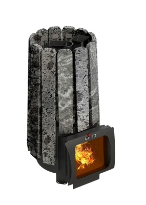 Дровяная печь для бани Grill'D Cometa 180 Vega Short Window Max Stone Grill'D Cometa 180 Vega фото