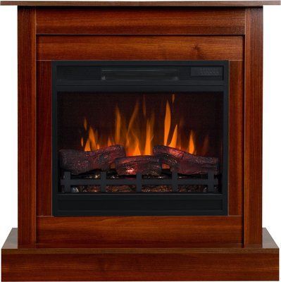 Электрокамин Aflamo Vigo Classic орех + LED 60 3D AFLAMO VIGO CLASSIC ОРЕХ фото