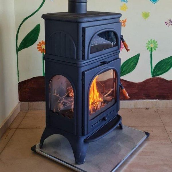 Чугунная печь Flame Stove MODENA LUX OVEN с духовкой FS-024 фото