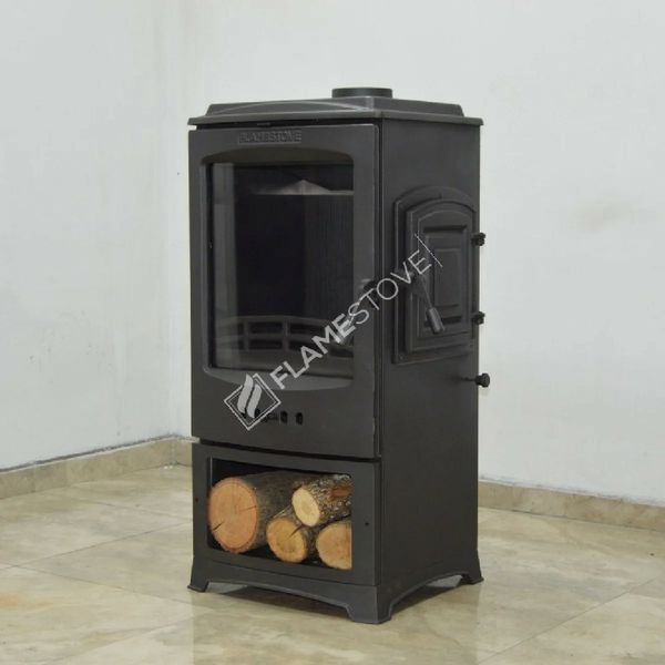 Чавунна піч Flame Stove Lodi Side Cover з бічними дверцятами Flame Stove Lodi Side Cover фото