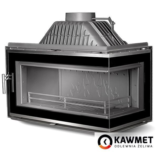 Каминная топка KAWMET W16 с правым боковым стеклом без рамы (13.5 kW) ECO KAWMET W16 PB (13.5 kW) фото
