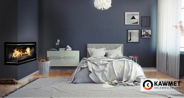 Каминная топка KAWMET W16 с правым боковым стеклом без рамы (13.5 kW) ECO KAWMET W16 PB (13.5 kW) фото