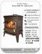 Чавунна піч-камін Flame Stove Sirius Midi з бічними дверцятами Flame Stove Sirius Midi  фото 1
