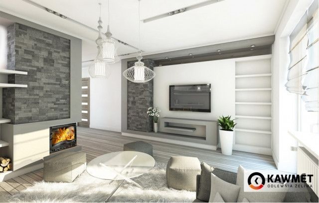 Камінна топка KAWMET W3 з лівим боковим склом (16.7 kW) KAWMET W3 LB (16.7 kW) фото