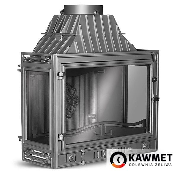 Камінна топка KAWMET W3 тристороння (16,7 kW) KAWMET W3 трехсторонняя фото