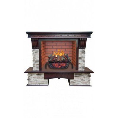 Taurus 3D-электрокамин Rockland 26 AO Brick с Silva Log 3D Rockland 26 AO фото